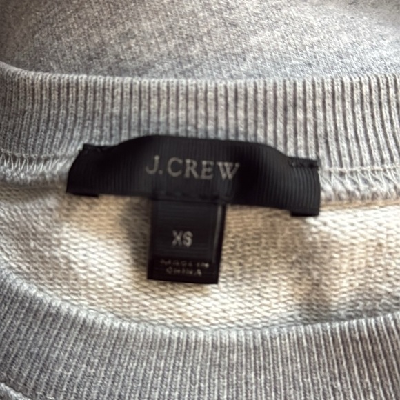 J.Crew French rainbow colors sweatshirt XSmall comfy loungewear preppy romantic - Picture 8 of 9